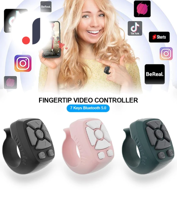 Bluetooth 5.0 Wireless Remote Control with Touch Screen — Keyboards, greenyard