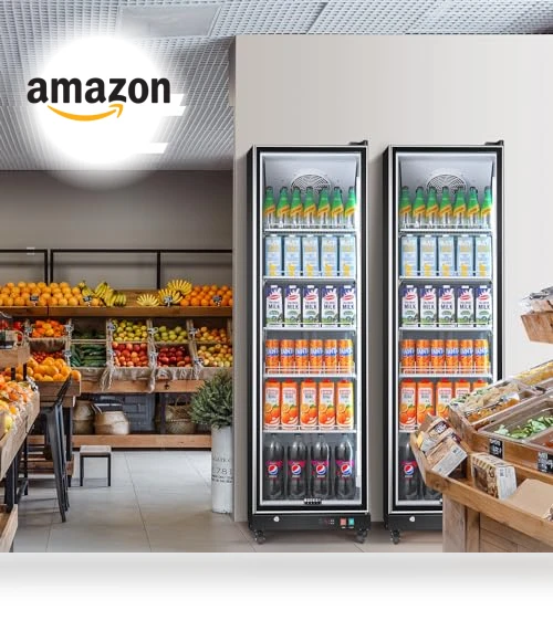Commercial Beverage Refrigerator with Glass Door — Mini Fridges, BODEGA