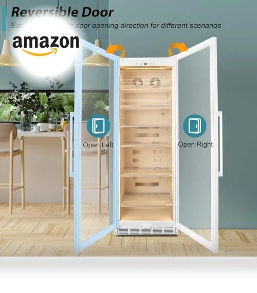 Commercial Refrigerator with Glass Door Display — Drink Coolers, Tylza