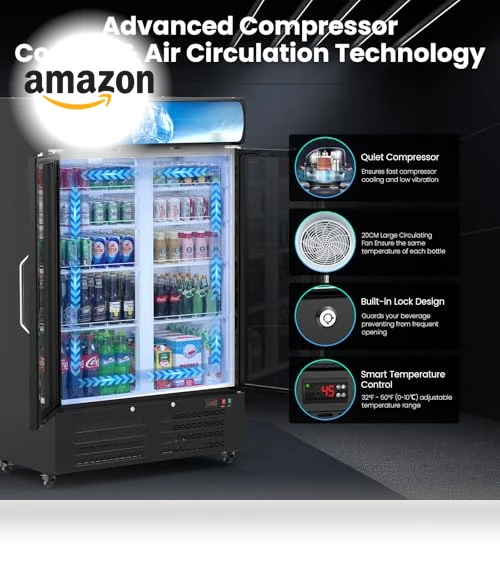 Commercial Refrigerator with Glass Door — Mini Fridges, Mojgar