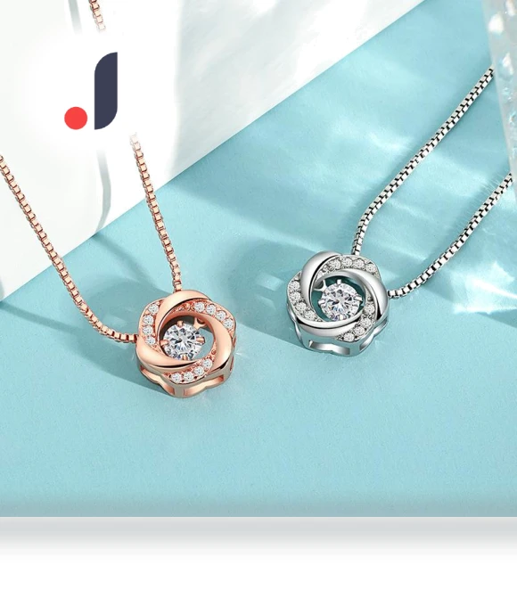 Dancing Petals Pendant Necklace — Smart Jewelry, Wipon