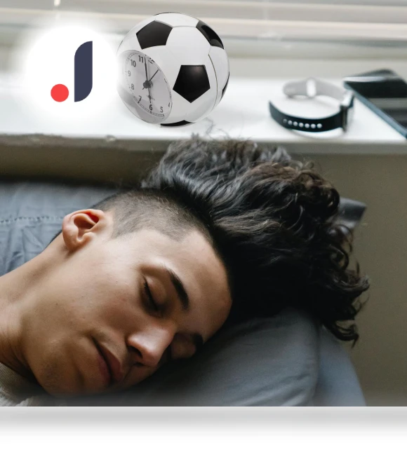 Football Alarm Clock Night Light — Clocks, Daily necessities-V