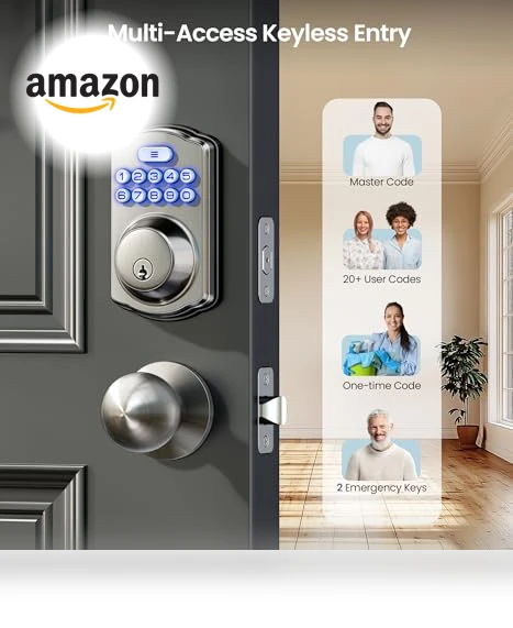 Keyless Entry Door Lock with 2 Knobs — Keyless Entry, Veise