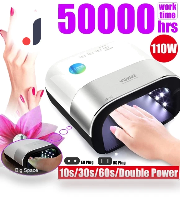 LED Nail Dryer with Smart Timer — Curing Lamps, Pro DIY Tool