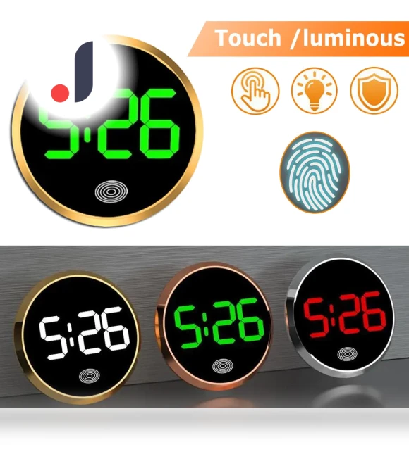 LED Touchscreen Car Clock — Clock, Dream Garage