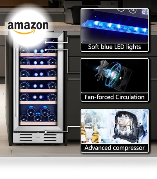 Mini Fridge Wine Cooler — Drink Coolers, Kalamera