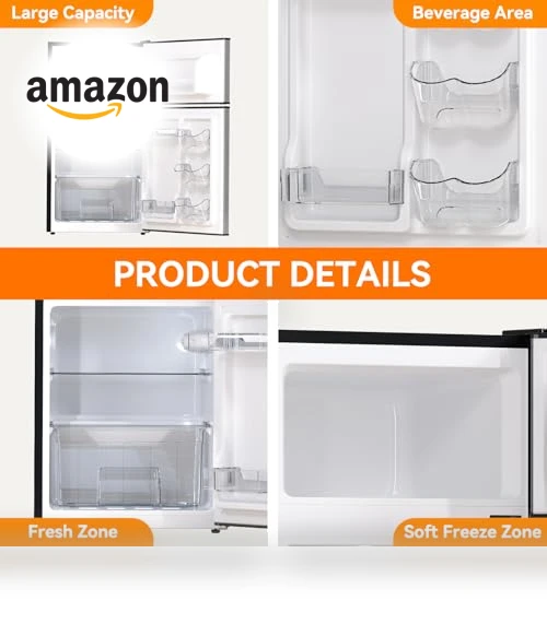 Mini Fridge with Freezer — Mini Fridges, Frestec