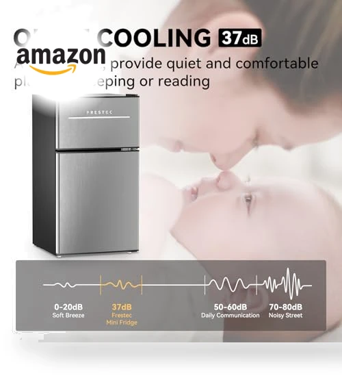 Mini Fridge with Freezer — Mini Fridges, Frestec