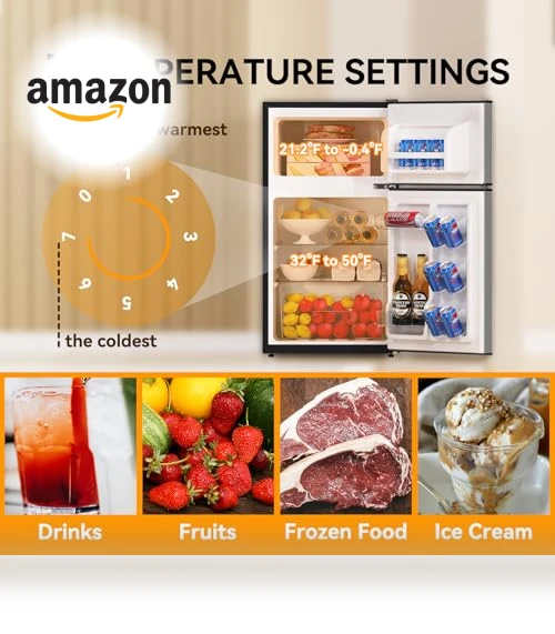 Mini Fridge with Freezer — Mini Fridges, Frestec