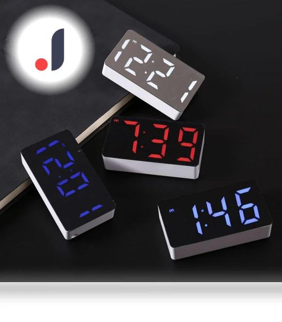 Mini LED Electronic Mirror Clock — Alarms & Clocks, Daily necessities-V