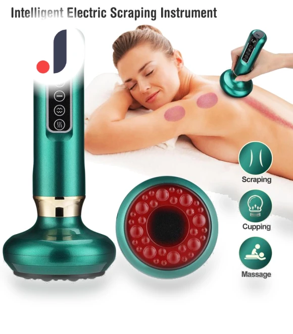 Rechargeable Electric Gua Sha Massager — Blackhead & Blemish Removers, WishLucky