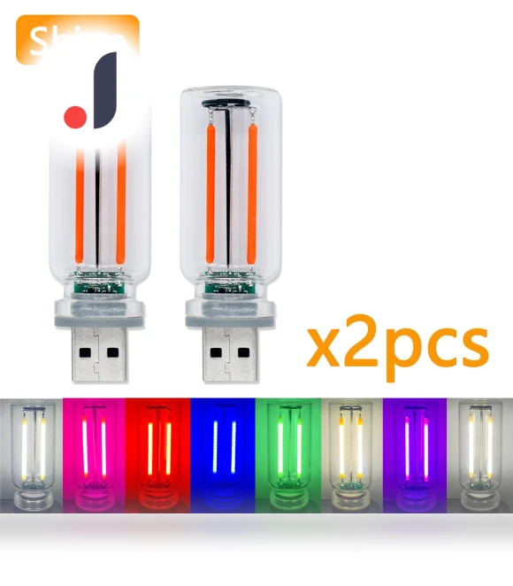 Retro USB LED Beads Touch Dimming Light — Book Lights, Dream Garage