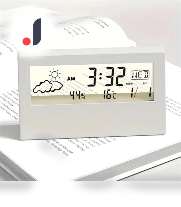 Silent Smart LED Desk Clock — Desk & Shelf, Daily necessities-V