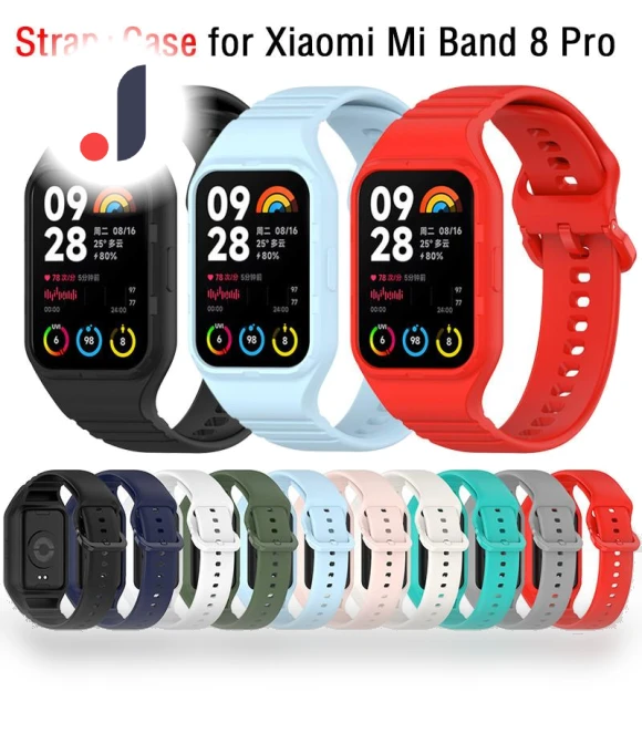 Silicone Case + Strap — Fitness Bands, Xiaomi