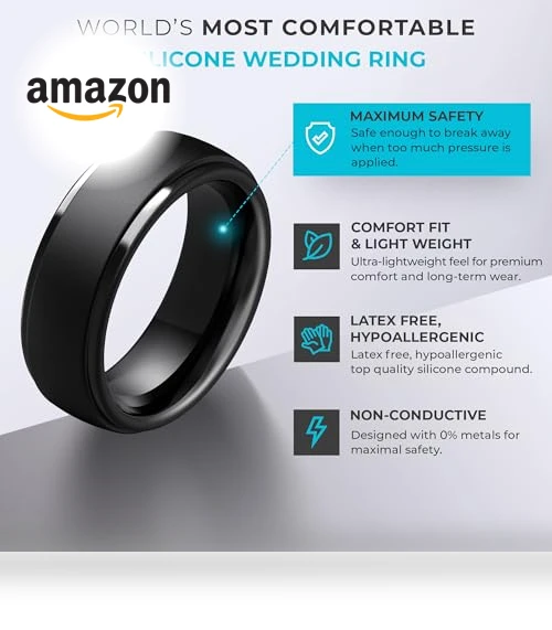Silicone Wedding Rings — Wedding Bands, ThunderFit