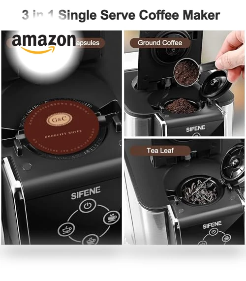 Single Serve Coffee Machine — Coffee & Espresso Combos, SIFENE