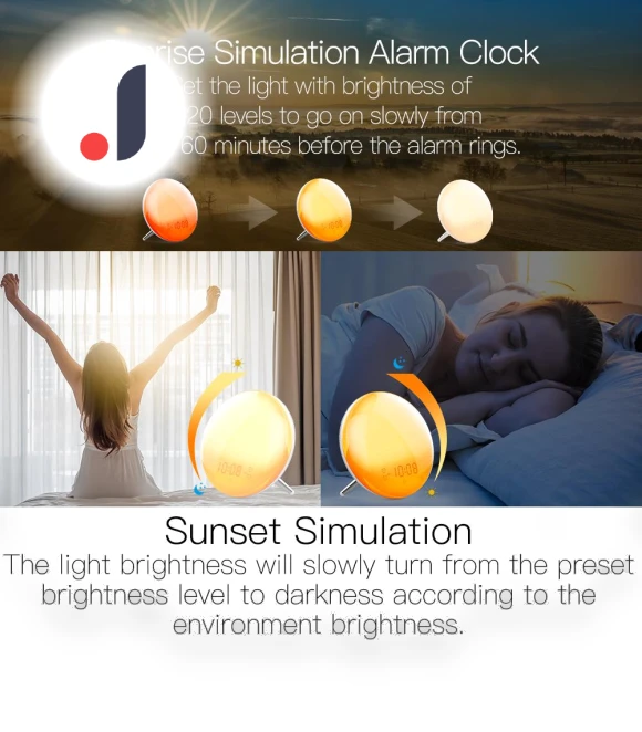 Smart Alarm Clock with Wi-Fi — Alarms & Clocks, Daily necessities-V
