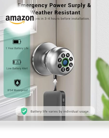 Smart Door Knob Lock — Locks, WREO