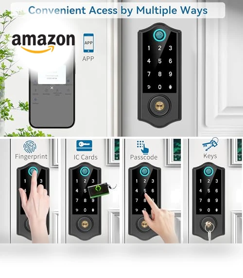Smart Fingerprint Door Lock — Biometric Security, HARFO