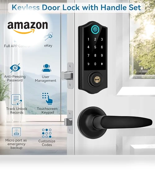 Smart Fingerprint Door Lock — Biometric Security, HARFO