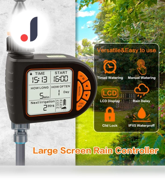 Smart LCD Screen for Garden Watering Control — Controllers, TaoPo Directs