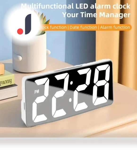 Smart LED Alarm Clock — Alarms & Clocks, Daily necessities-V