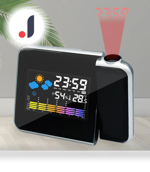 Smart LED Projection Alarm Clock — Alarms & Clocks, Daily necessities-V