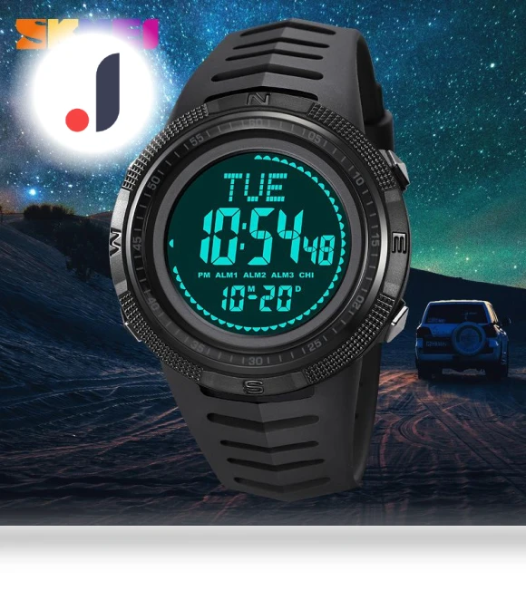 Smart Multifunctional Waterproof Electronic Watch — Smartwatches, Skmei
