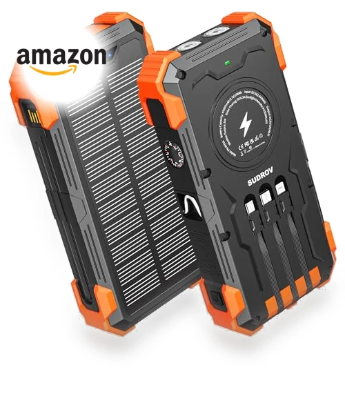 Solar Charger Power Bank — Chargers