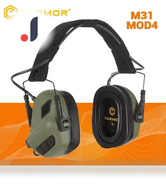 Tactical Electronic Shooting Headphones — Earmuffs, EARMOR