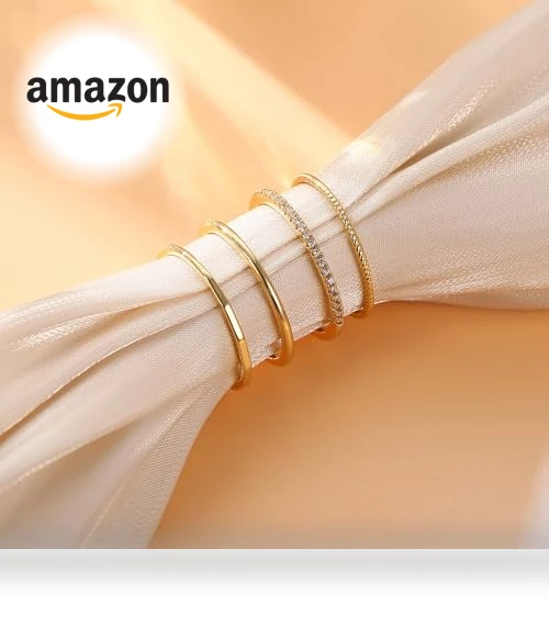 Thin Stackable Rings for Women — Stacking, MILACOLATO