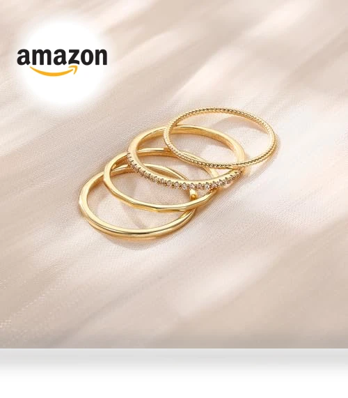Thin Stackable Rings for Women — Stacking, MILACOLATO