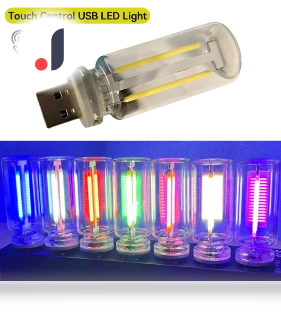 Touch Control LED Edison Bulb Night Light — Night Lights, Dream Garage