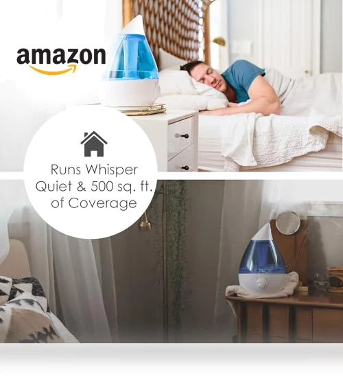 Ultrasonic Cool Mist Teardrop Humidifier — Air Moisturizers, Crane