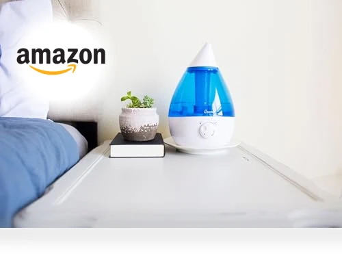 Ultrasonic Cool Mist Teardrop Humidifier — Air Moisturizers, Crane