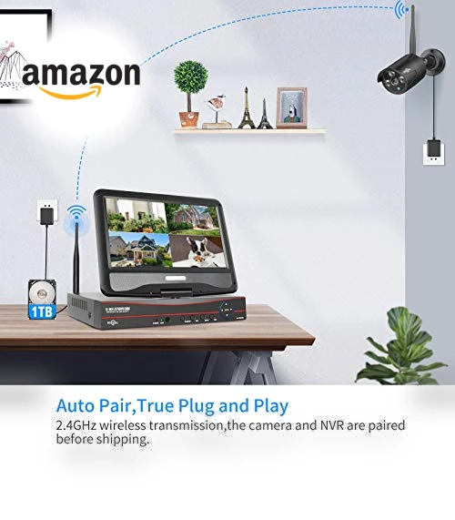 Wireless Pro Security Camera System — Smart Home Security, Hiseeu