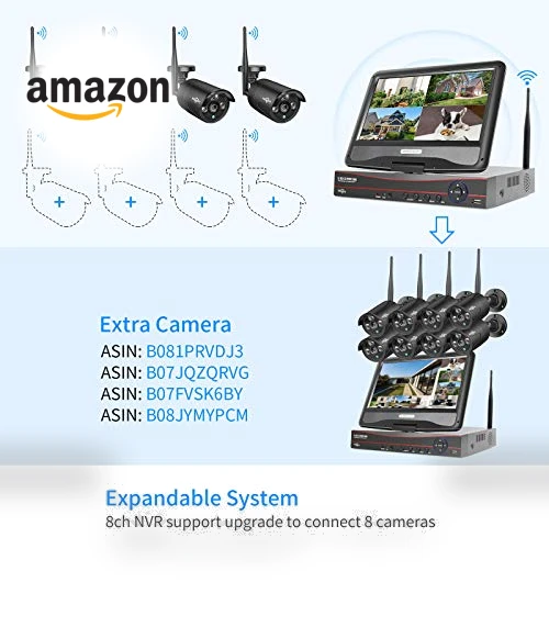 Wireless Pro Security Camera System — Smart Home Security, Hiseeu