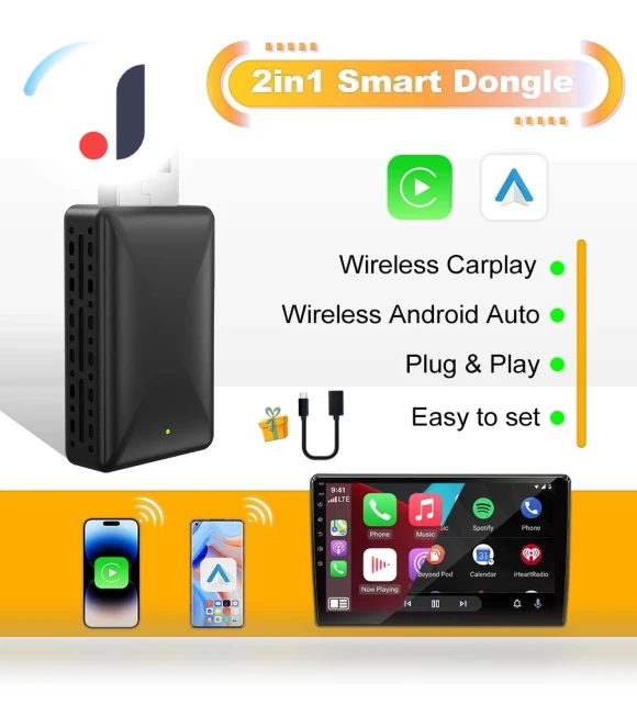 2 in 1 CarPlay Smart Box — Car Accessories & Gadgets, Xixi Global Purchasing
