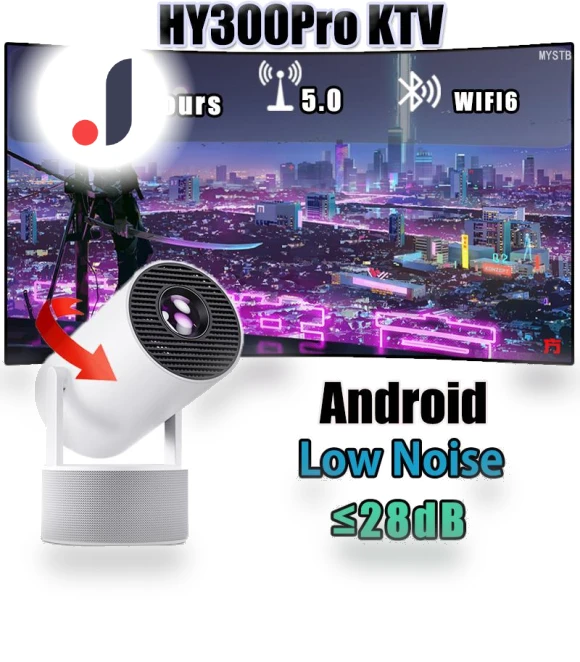 4K Smart Projector — Home Theater Projectors, Essager Electronic