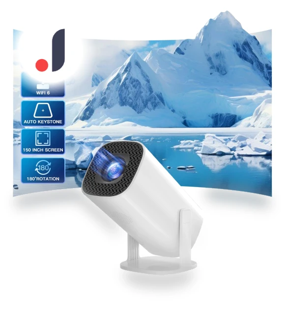 Android 11 Projector with Wi-Fi 6 and Bluetooth — Home Theater Projectors, SAMS Online