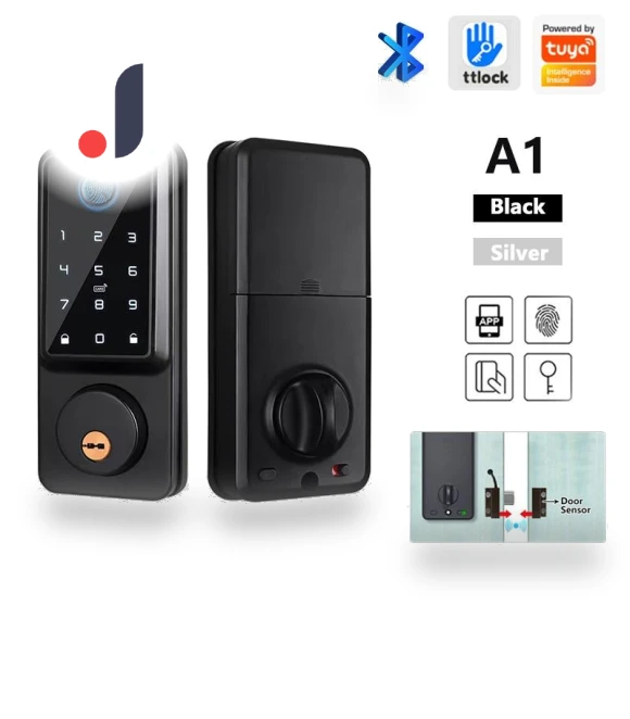 Automatic Fingerprint Smart Door Lock — Locks, Crown Global