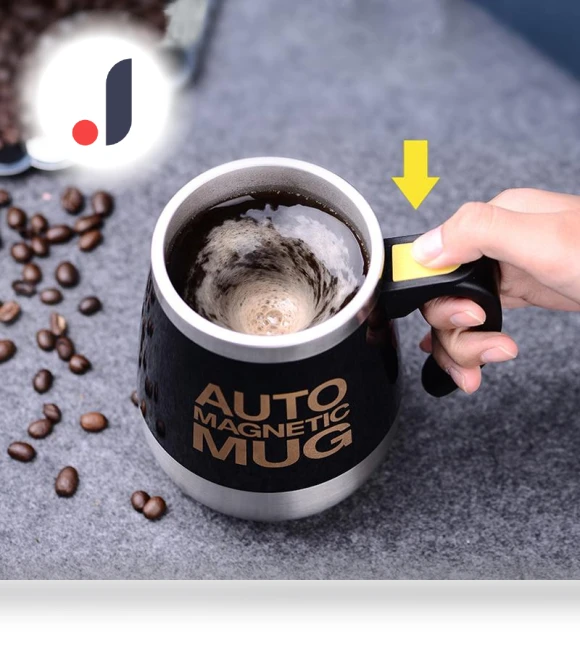 Automatic Magnetic Mixing Mug — Beverage Warmers, Darling Women Boutique