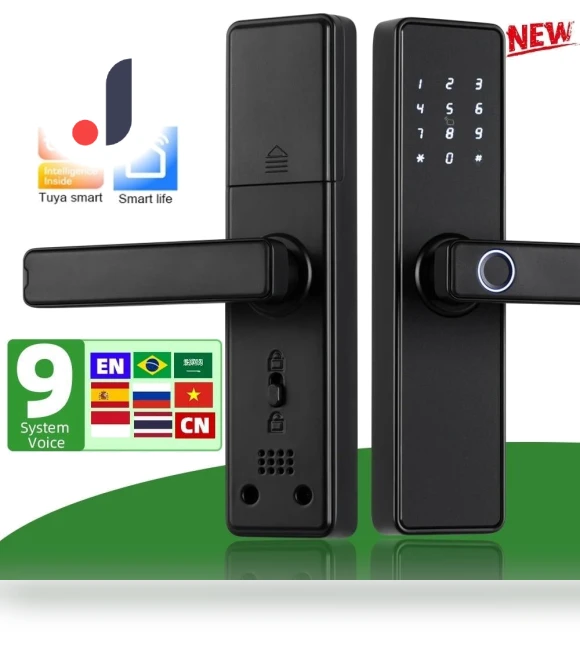 Biometric Fingerprint Door Lock — Smart Home Security, Crown Global