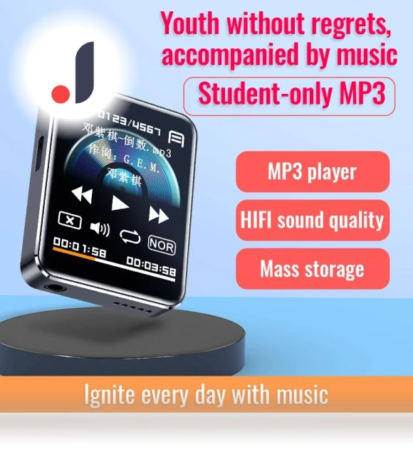 Bluetooth 5.0 MP3 Player with Touch Screen — Portable Media Players, Essager Electronic