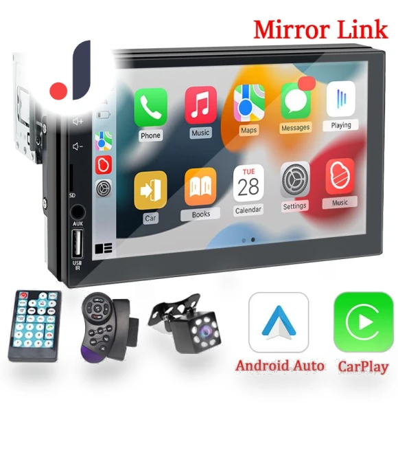 Car Multimedia Player with Carplay and Android Auto — Stereo Receivers, ZoomSpark