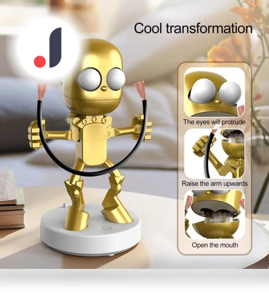 Cartoon Robot LED Night Light — Night Lights, Happiness First