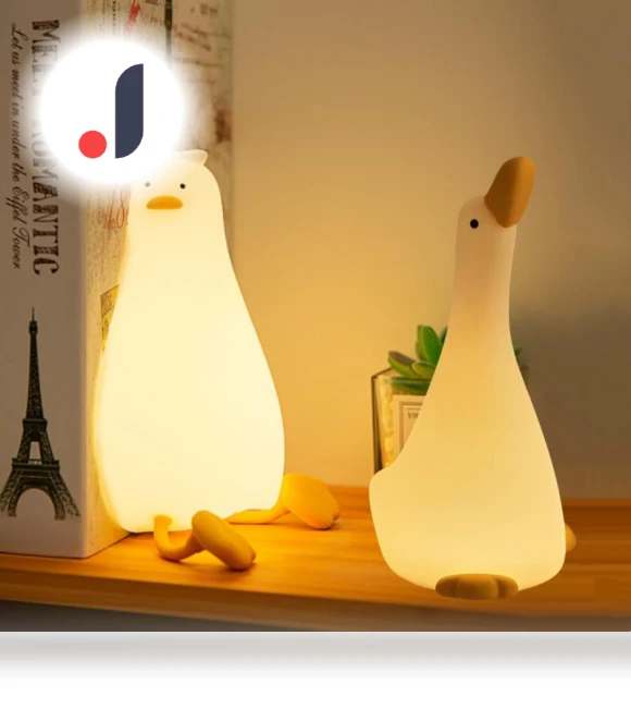 Cute Silicone Duck Night Light — Night Lights, TOP-MALL-001