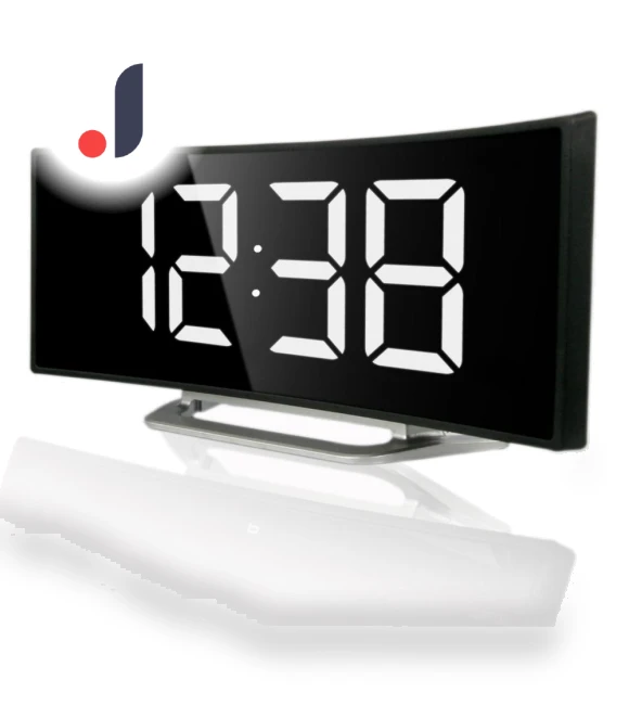 Digital Alarm Clock Bedside Table — Alarms & Clocks, TOP-MALL-001
