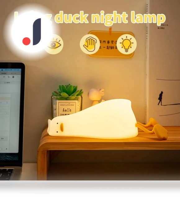 Dimmable Silicone Duck Night Light — Lamps & Shades, TOP-MALL-001