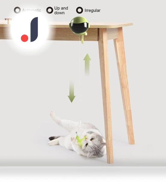 Electric Cat Toy with Feathers — Cat Playthings, Talos home Garden